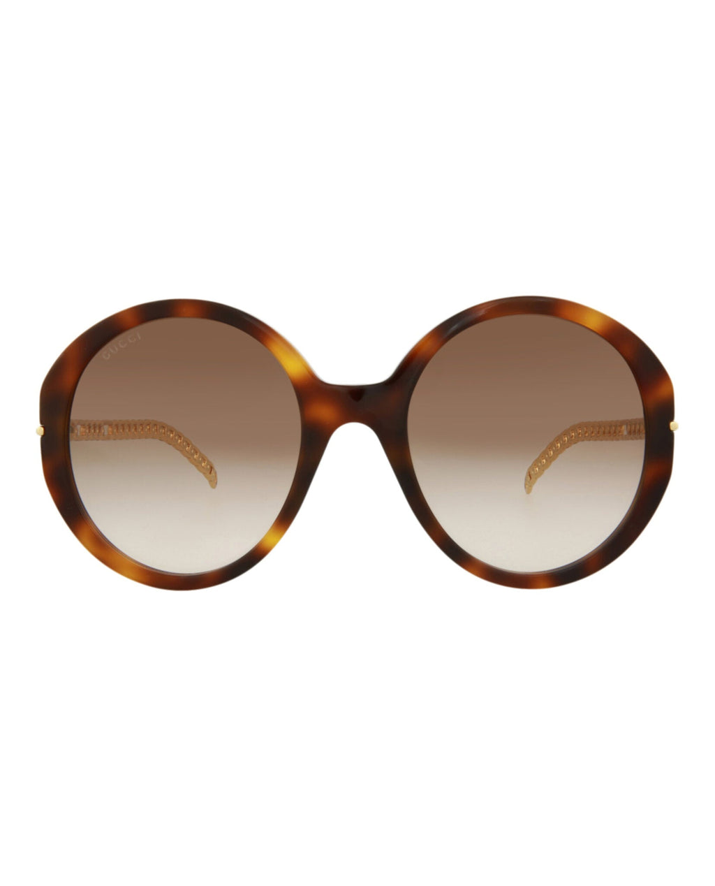 Round-Acetate Frame Sunglasses