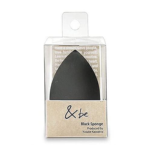 &be 黑色锥形美妆蛋 海绵粉扑 上妆服帖通用 1个