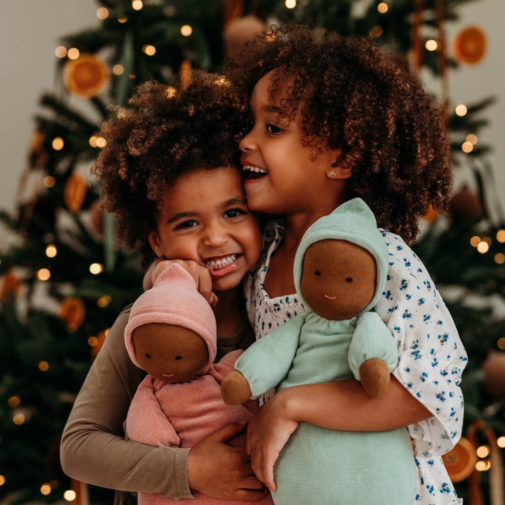 Bella Luna Waldorf Doll - Dark Skin Tone