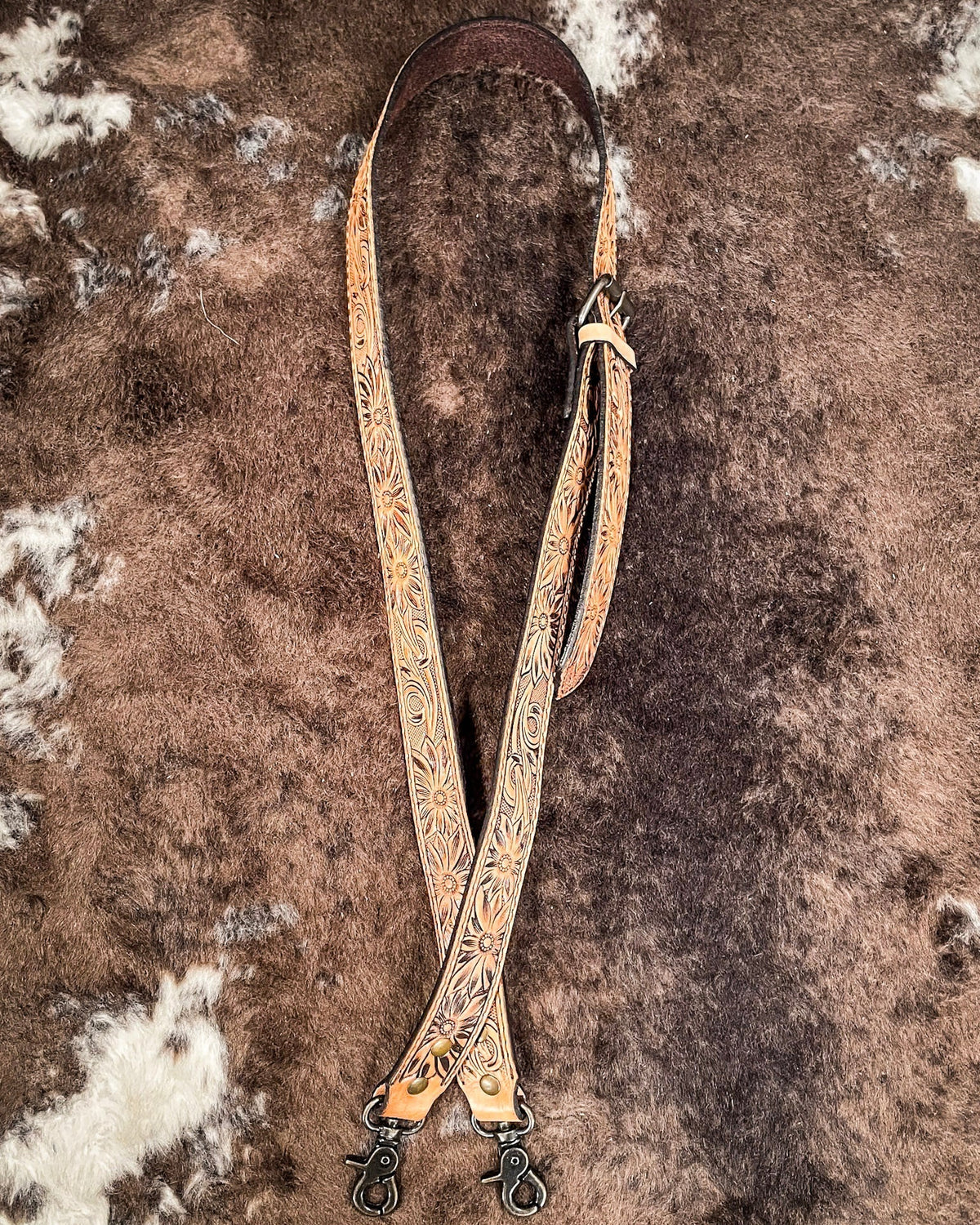 Betsy Hand Tooled Leather Tote Bag