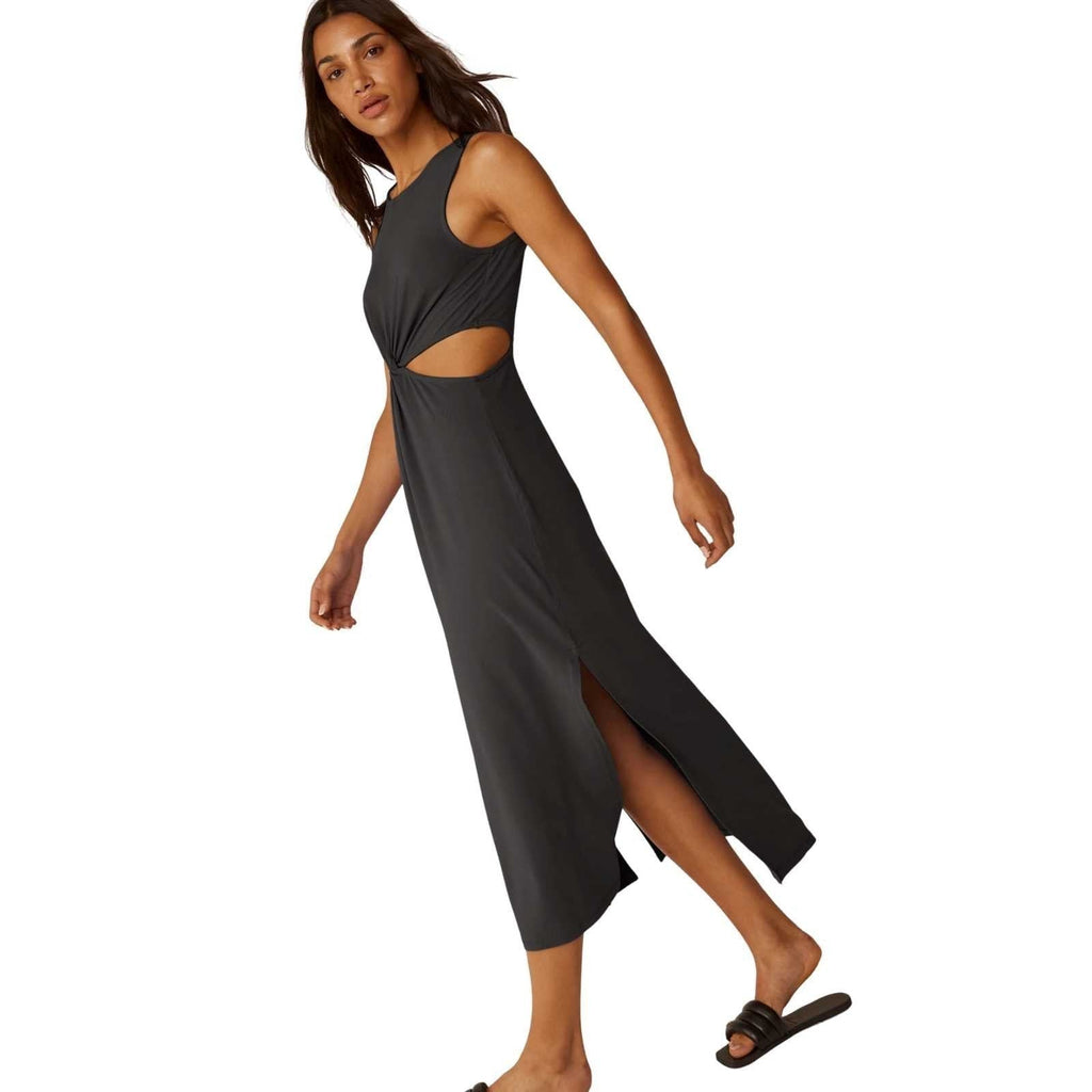 Beyond Yoga Around The World Front Twist Midi Dress – Women's