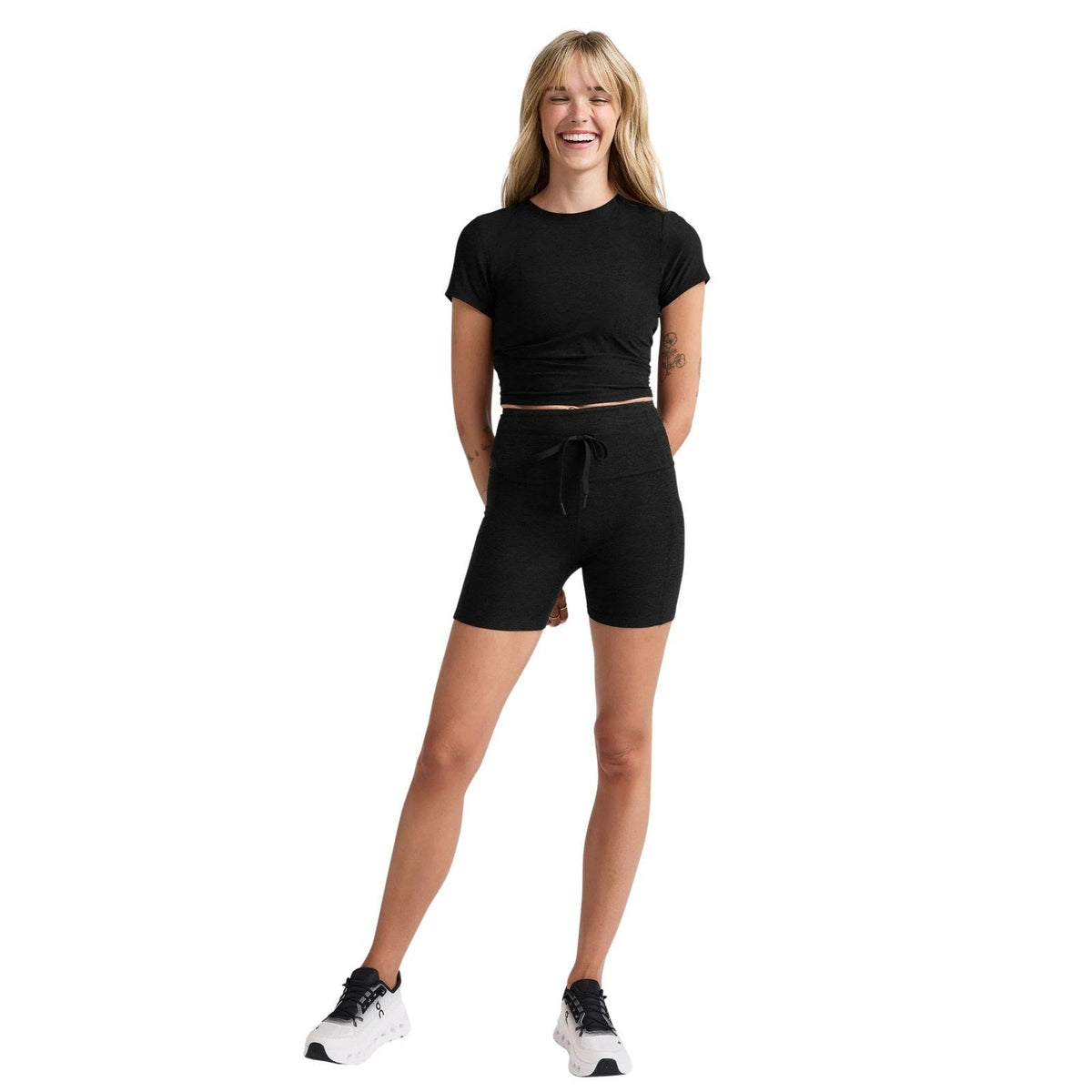 Beyond Yoga Featherweight Cropped Tee – Women's