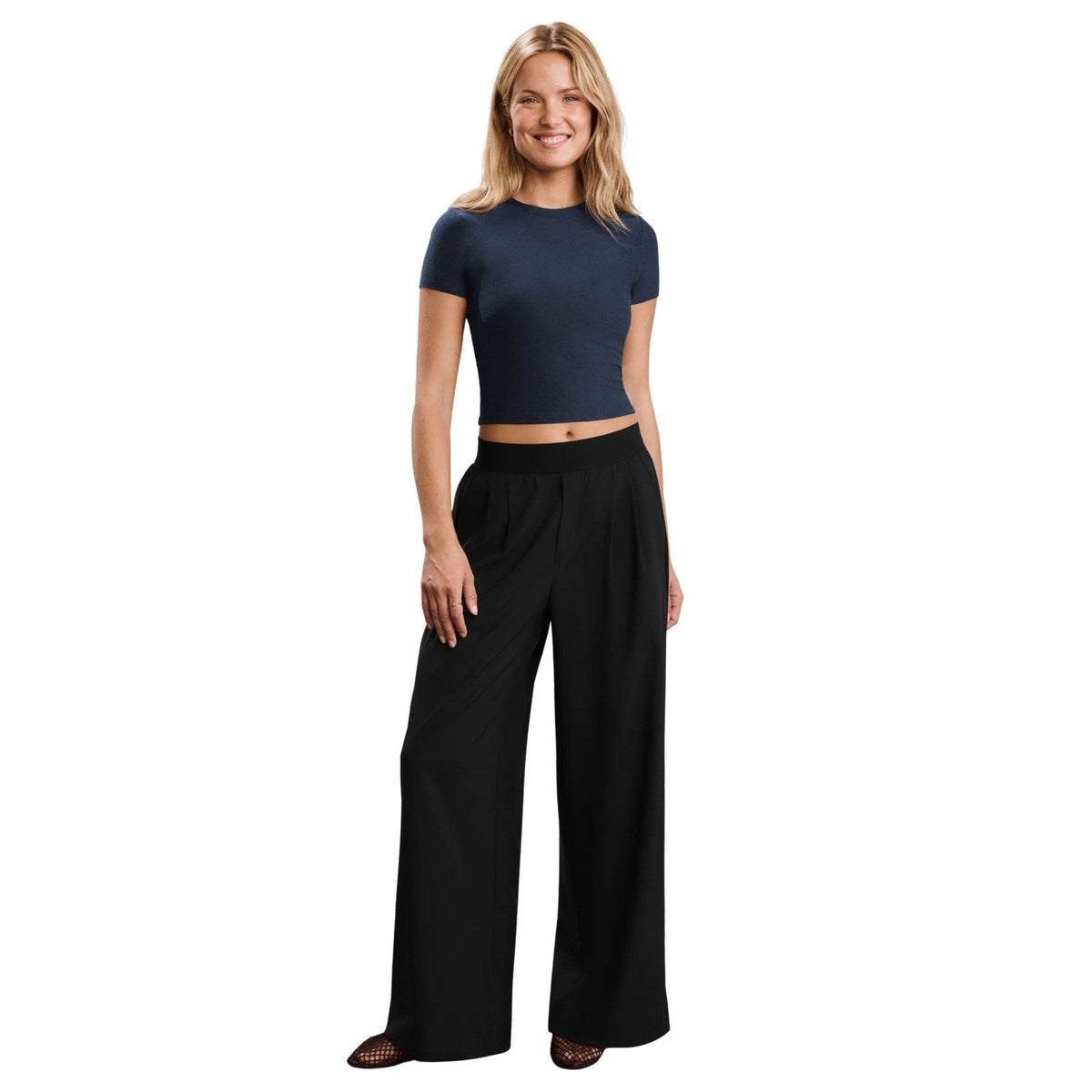 Beyond Yoga Featherweight Cropped Tee – Women's