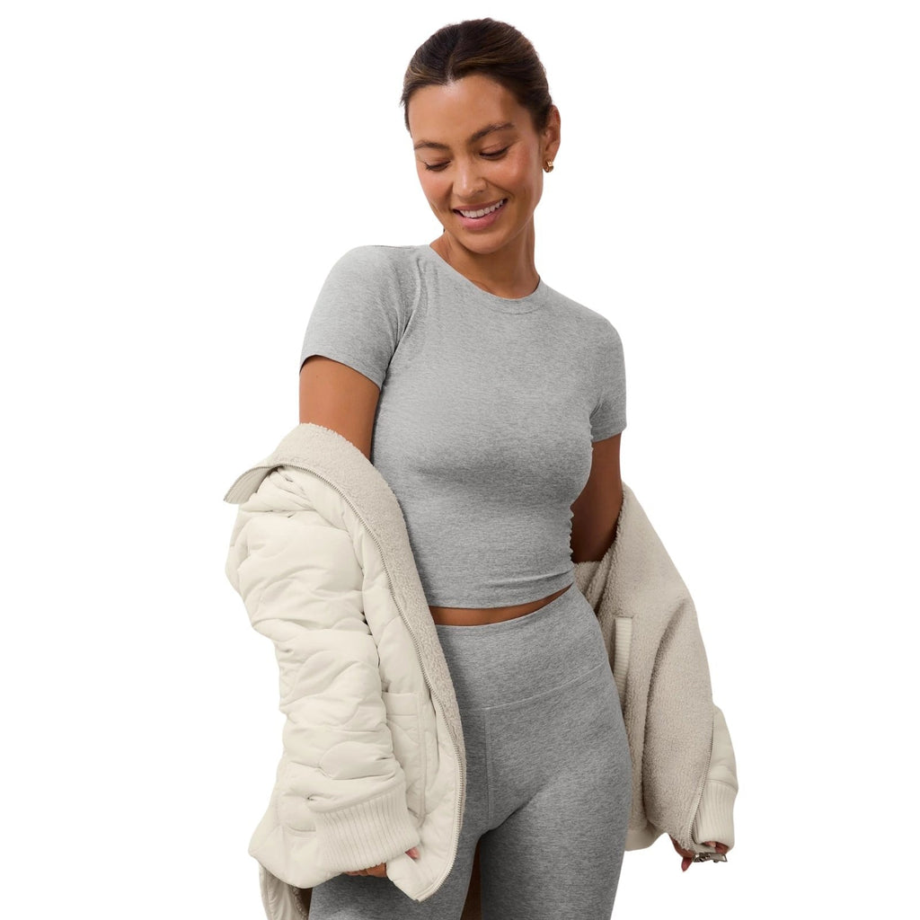 Beyond Yoga Featherweight Cropped Tee – Women's