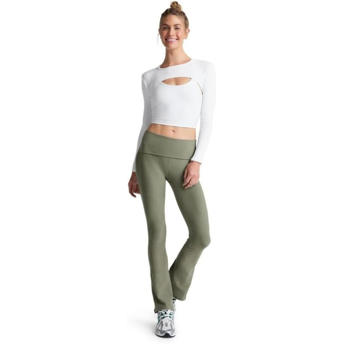 Beyond Yoga Spacedye Foldover Bootcut Pant – Women's