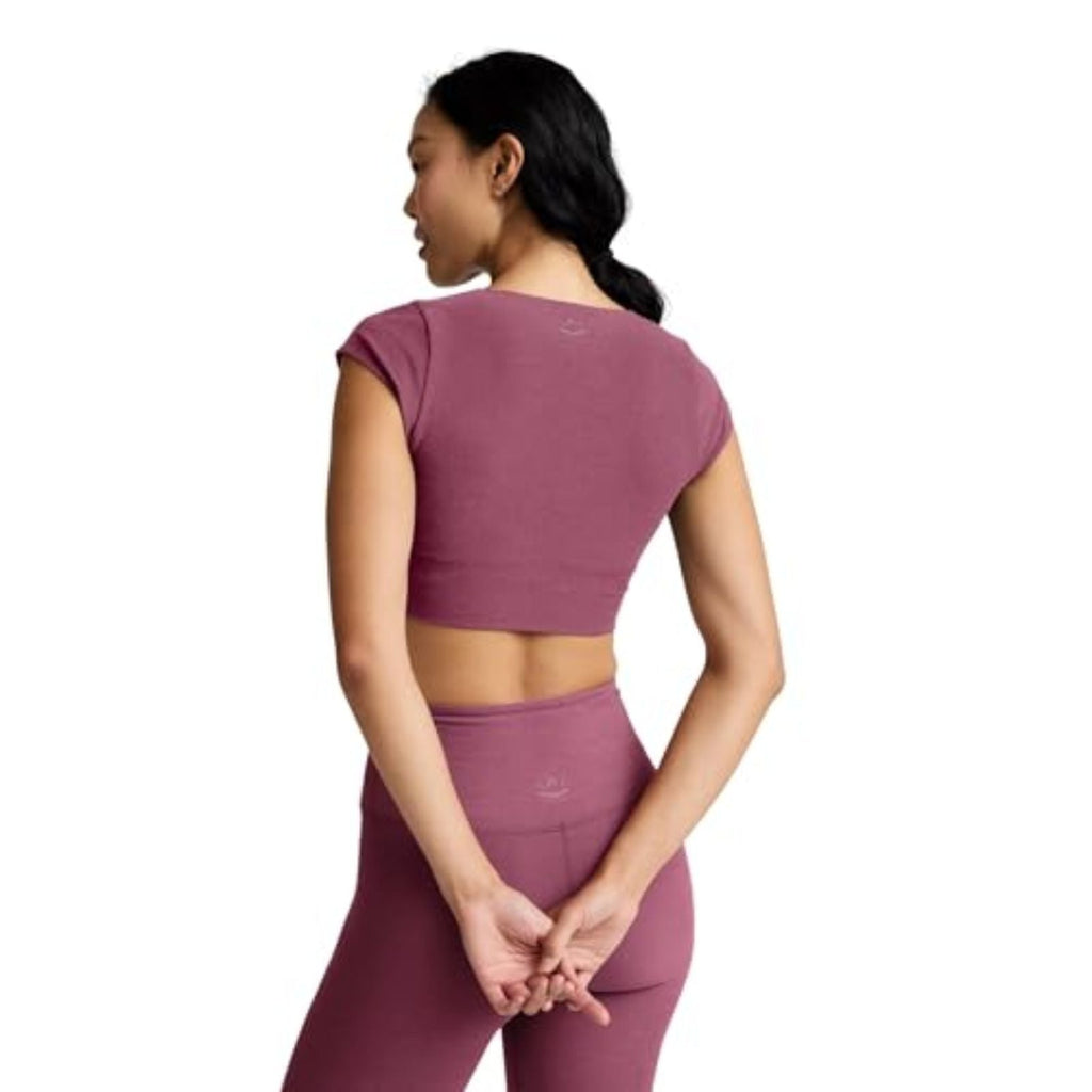 Beyond Yoga Spacedye Get It Twisted Cropped Tee – Women's