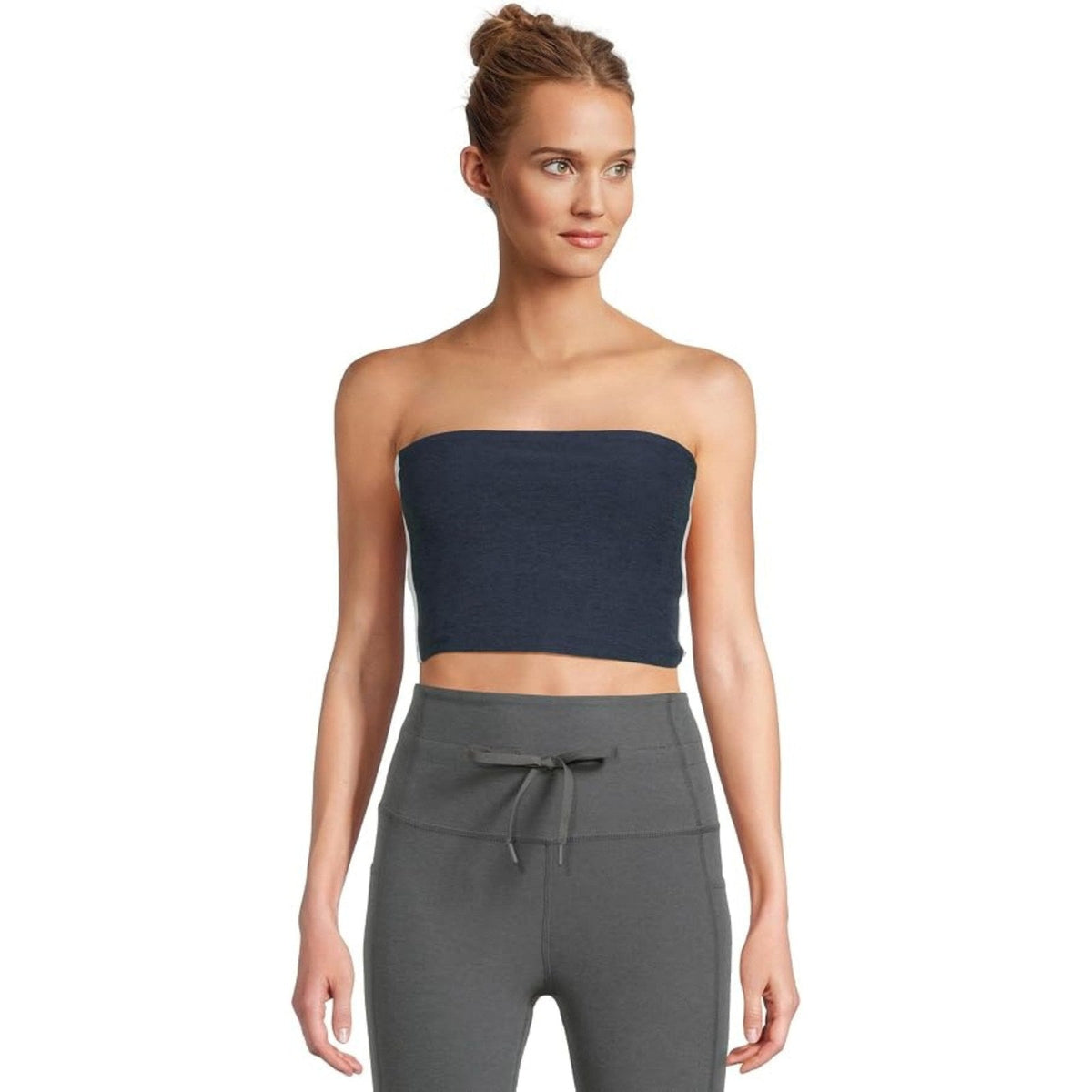 Beyond Yoga Spacedye Line Up Strapless Cropped Top – Women's