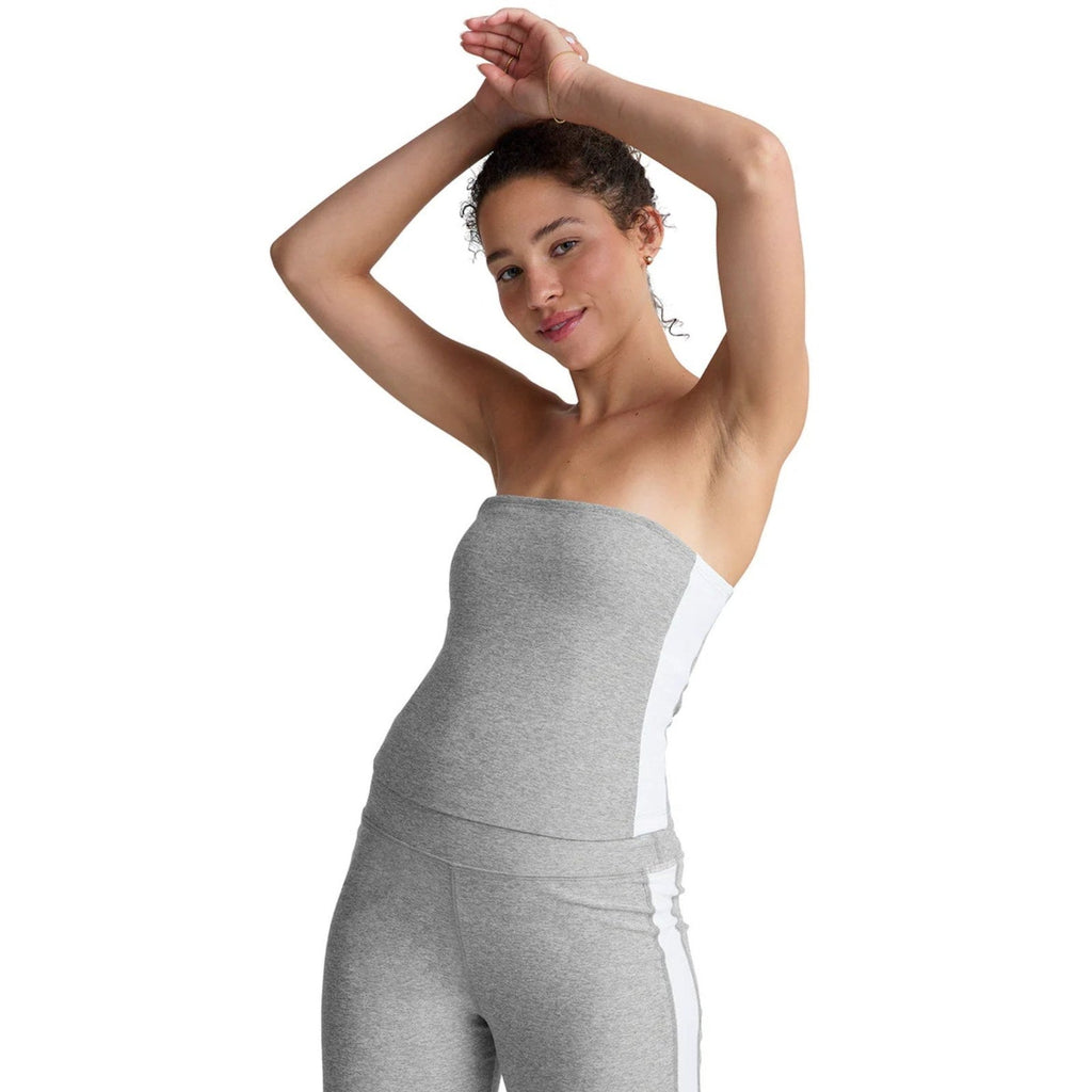 Beyond Yoga Spacedye Line Up Strapless Cropped Top – Women's