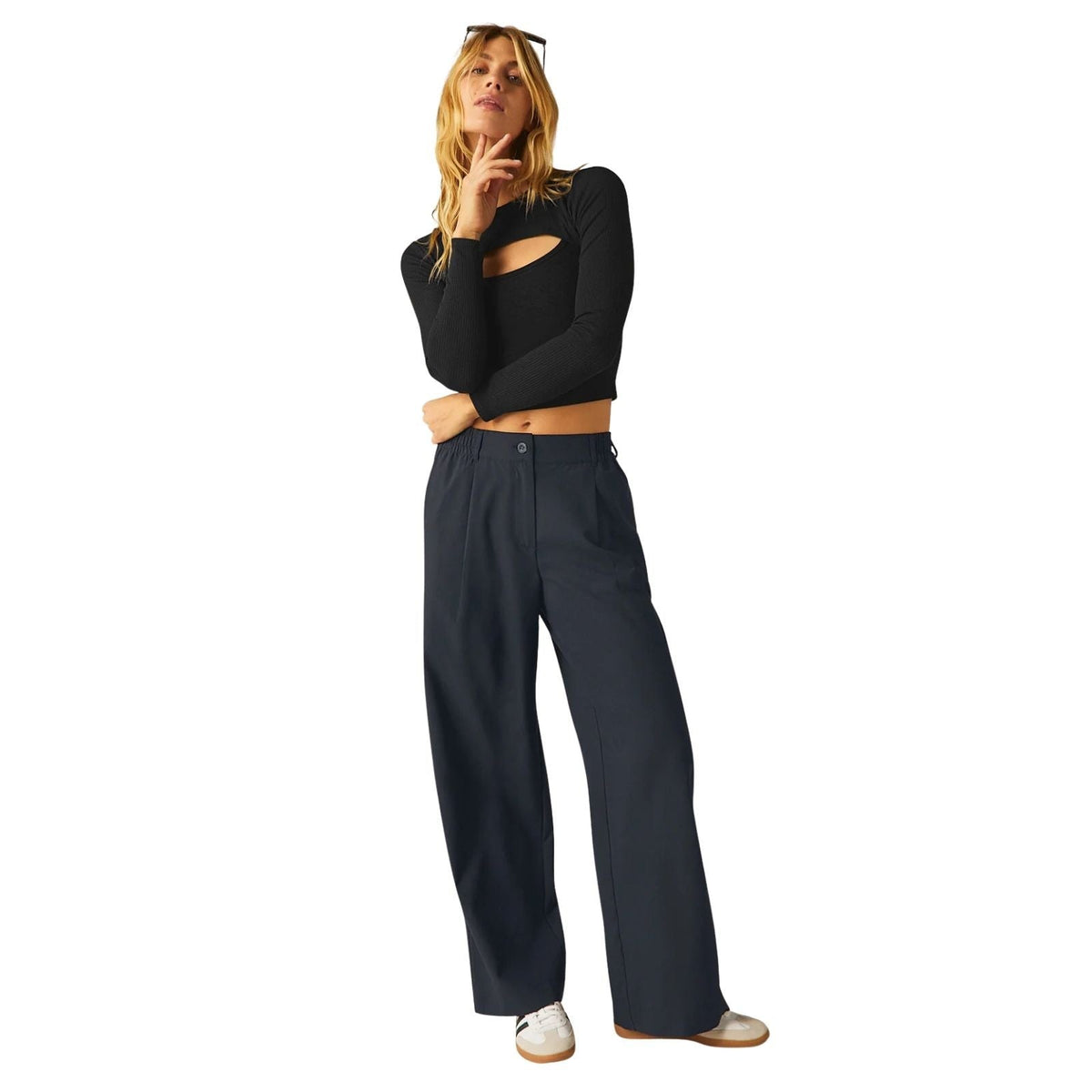 Beyond Yoga Status Wide Leg Trousers – Women's
