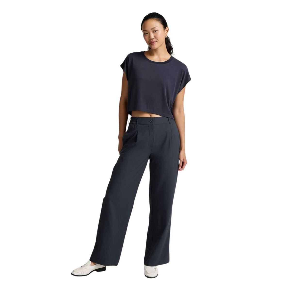 Beyond Yoga Studio Knit Cropped Tee – Women's