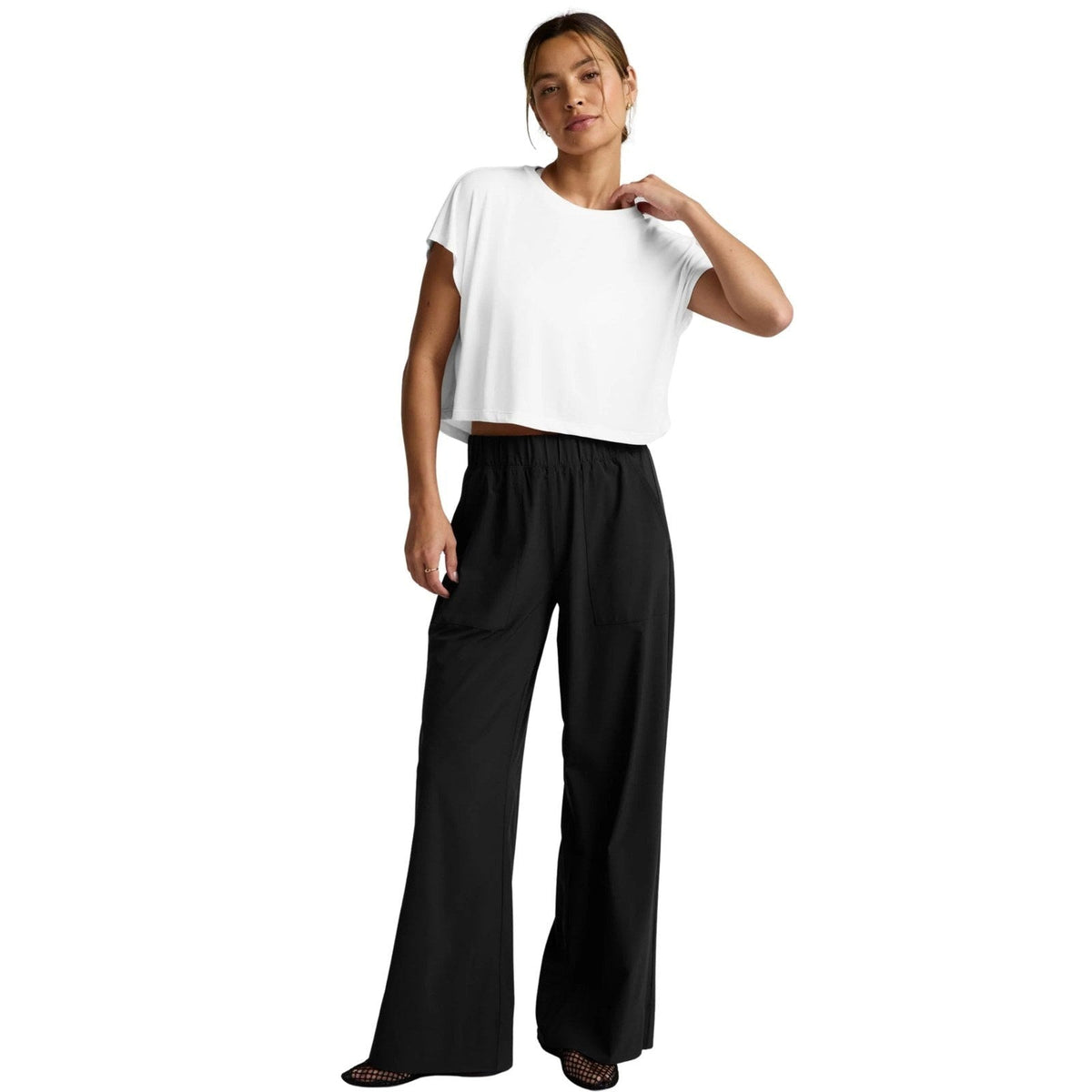 Beyond Yoga Studio Luxe Cropped Tee – Women's