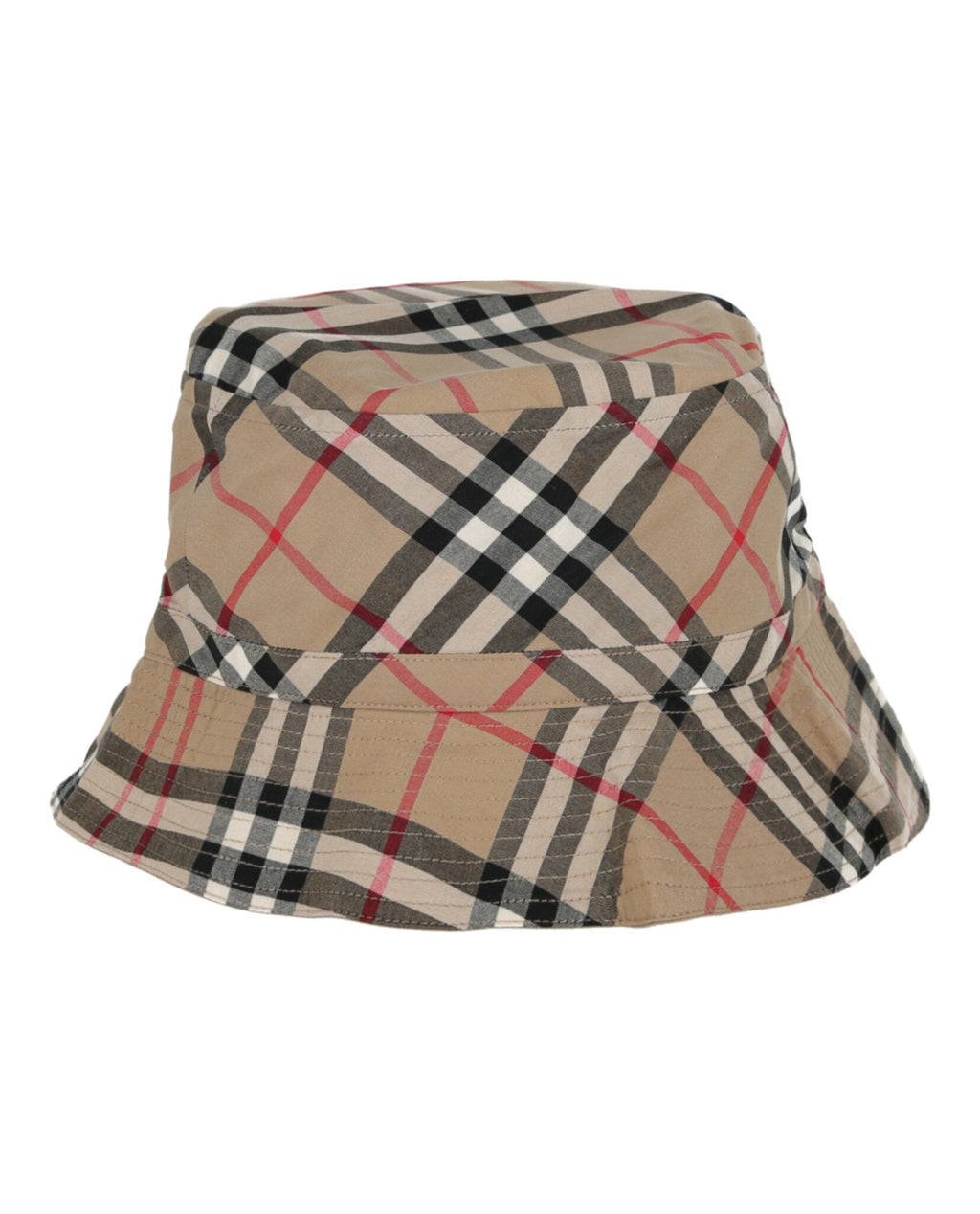 Check Printed Bucket Hat