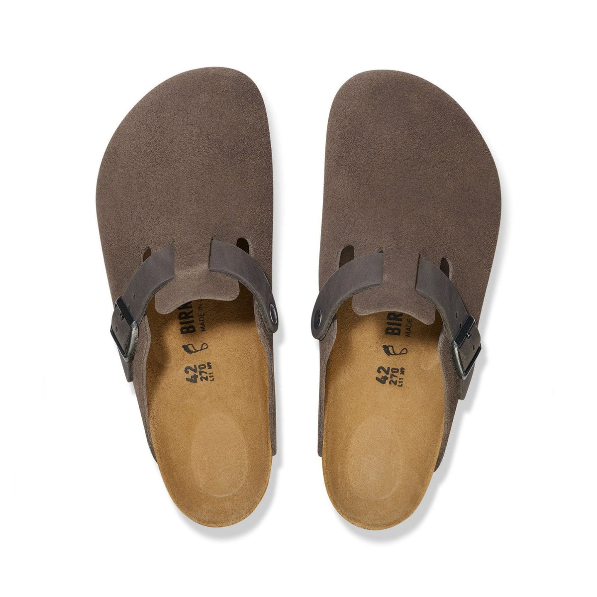 Birkenstock Boston Suede Leather Clog