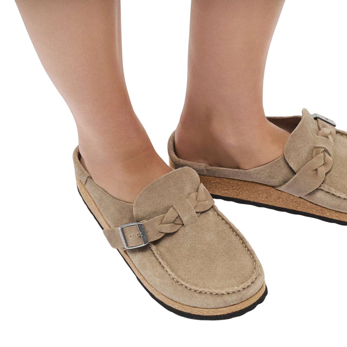 Birkenstock Buckley Braided Suede Leather Clog – Women's