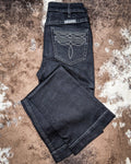 Black Boot Stitch Trouser by Cowgirl Tuff