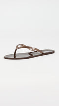 Black Suede Studio Crystal Sandal