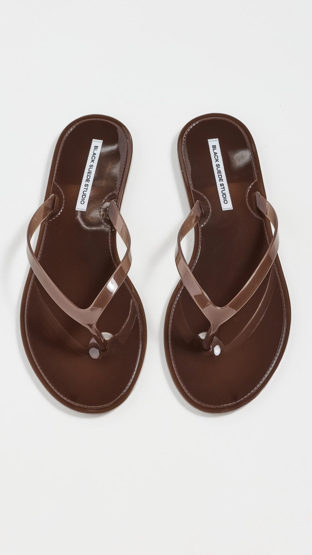 Black Suede Studio Crystal Sandal