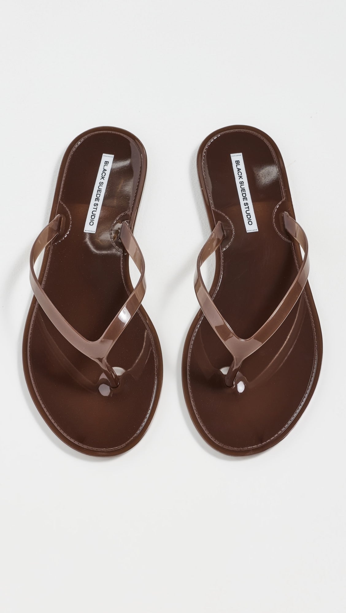 Black Suede Studio Crystal Sandal