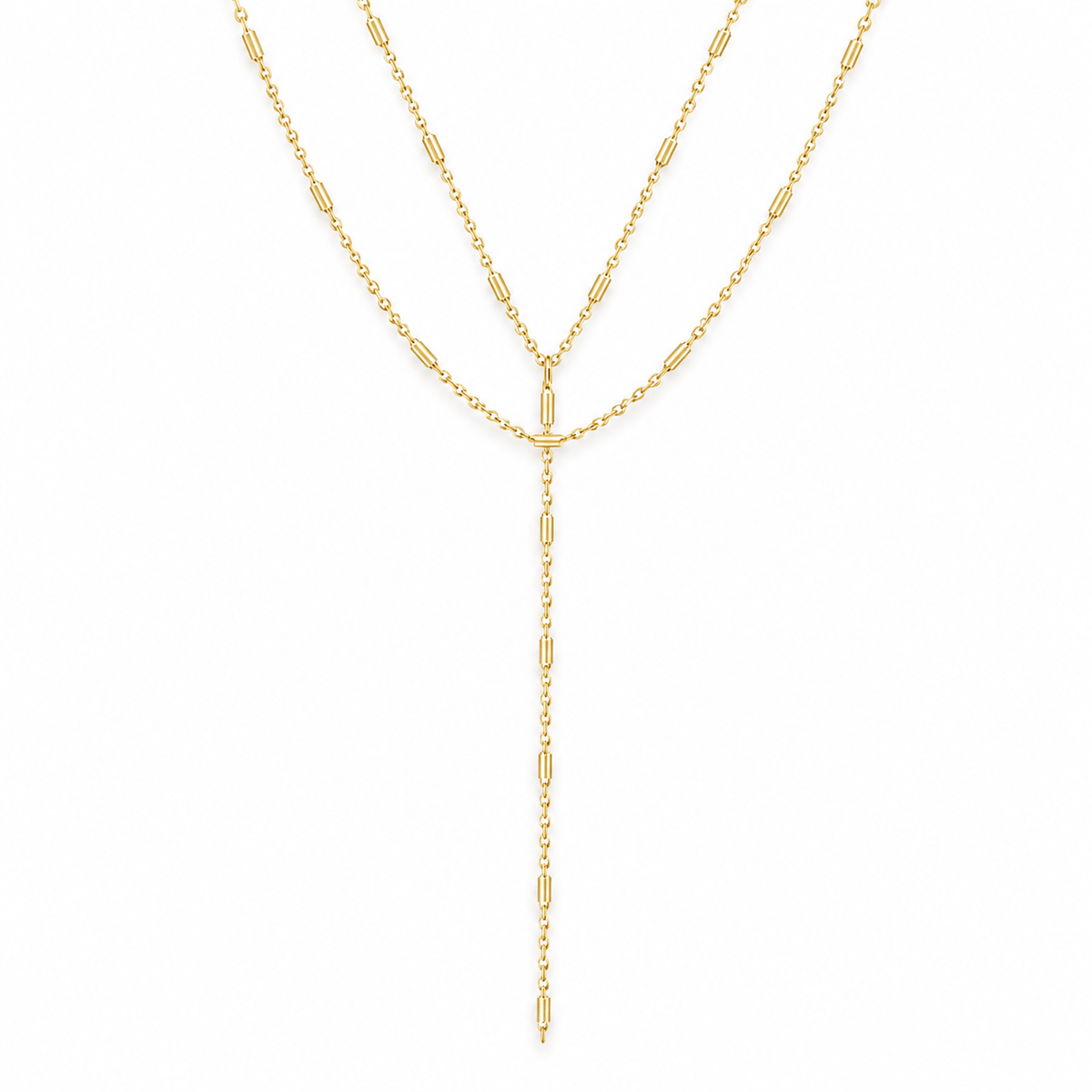 Acadia Layered Lariat Necklace