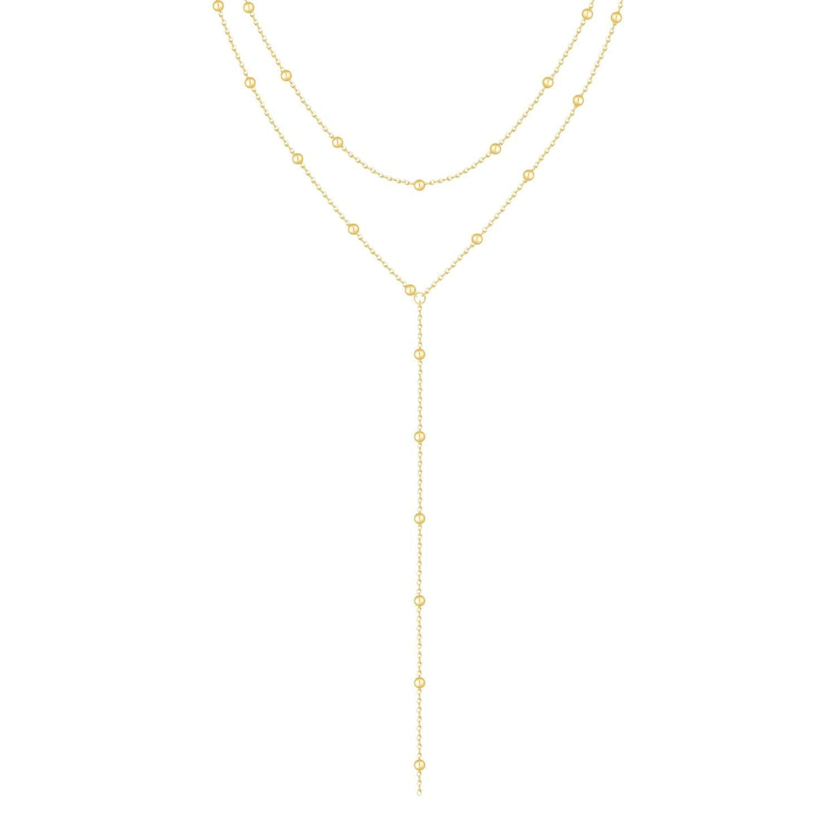 Wren Layered Lariat Necklace