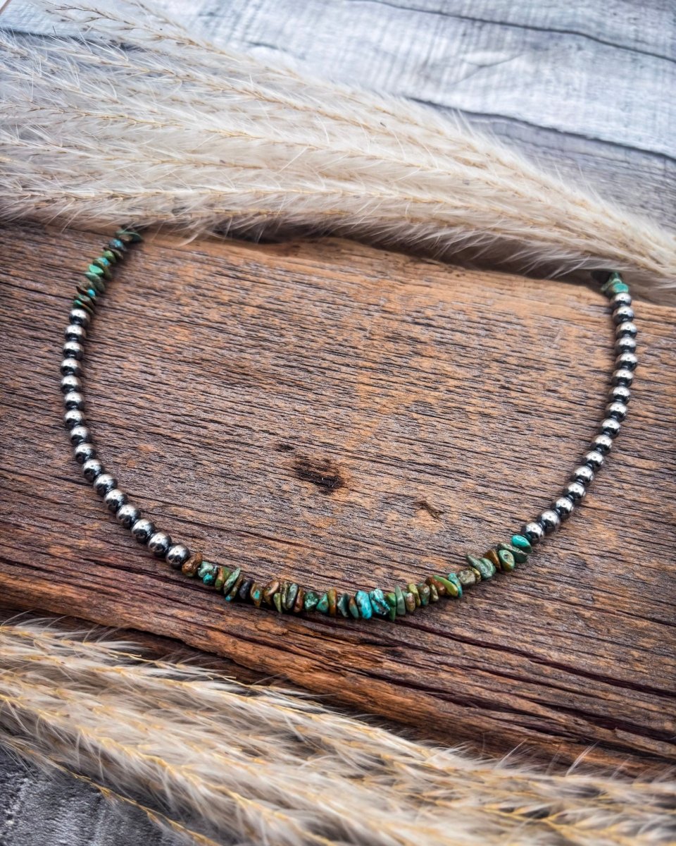 Briar Trail Turquoise and Sterling Silver Necklace