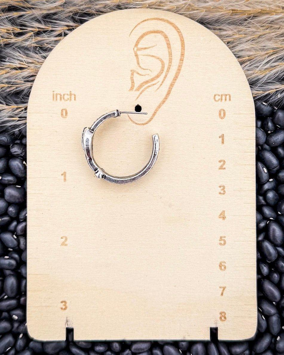 Bronc Belt Hoop Fashion Earrings