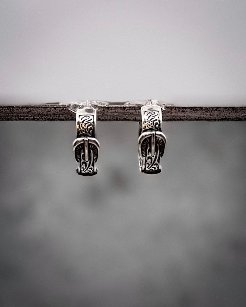 Bronc Belt Hoop Fashion Earrings