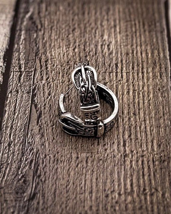 Bronc Belt Hoop Fashion Earrings