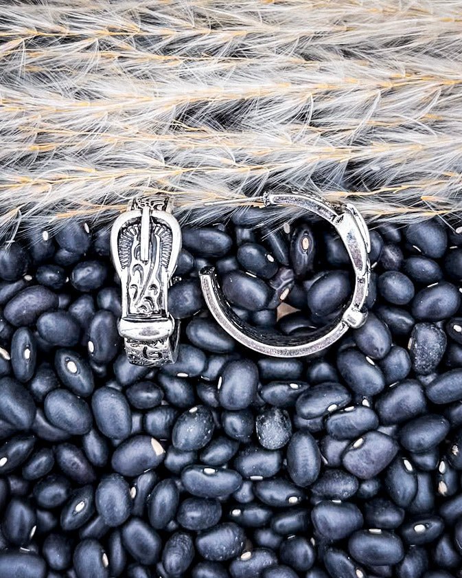 Bronc Belt Hoop Fashion Earrings