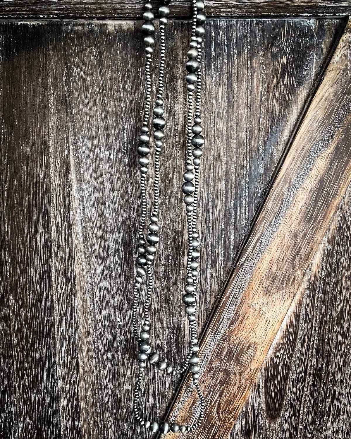 Bunk Navajo Style Pearl Layer Fashion Necklace