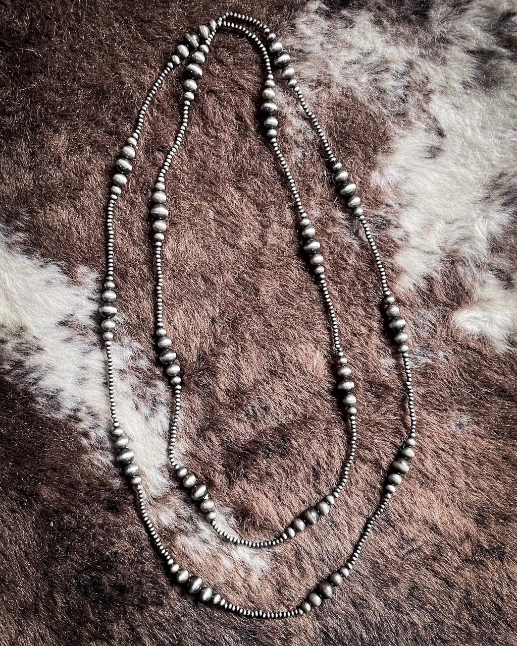 Bunk Navajo Style Pearl Layer Fashion Necklace