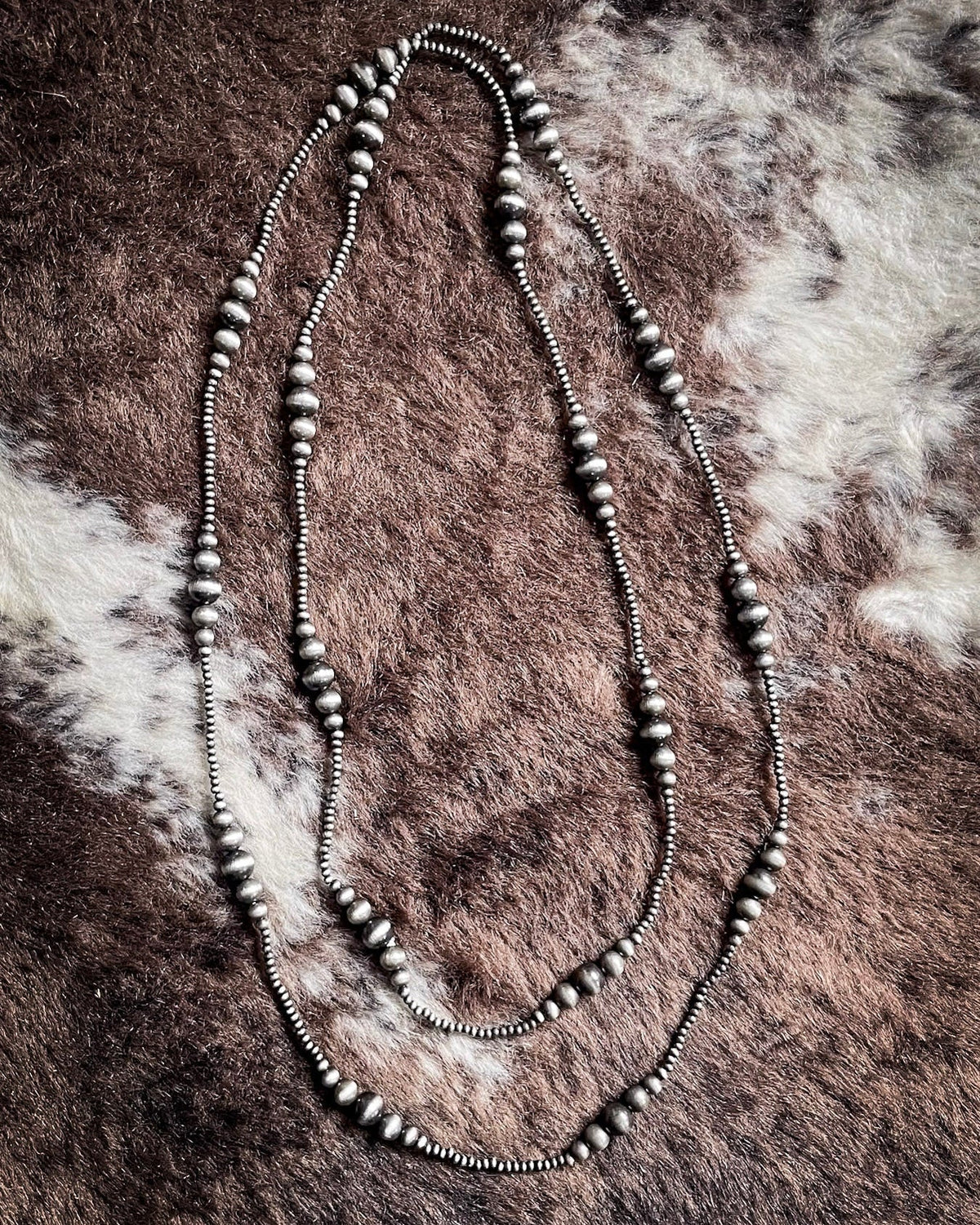 Bunk Navajo Style Pearl Layer Fashion Necklace