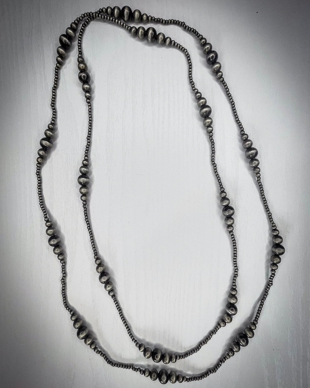 Bunk Navajo Style Pearl Layer Fashion Necklace
