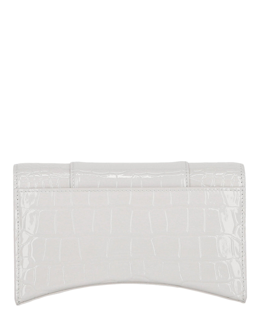 Croc Embossed Hourglass Wallet On Chain
