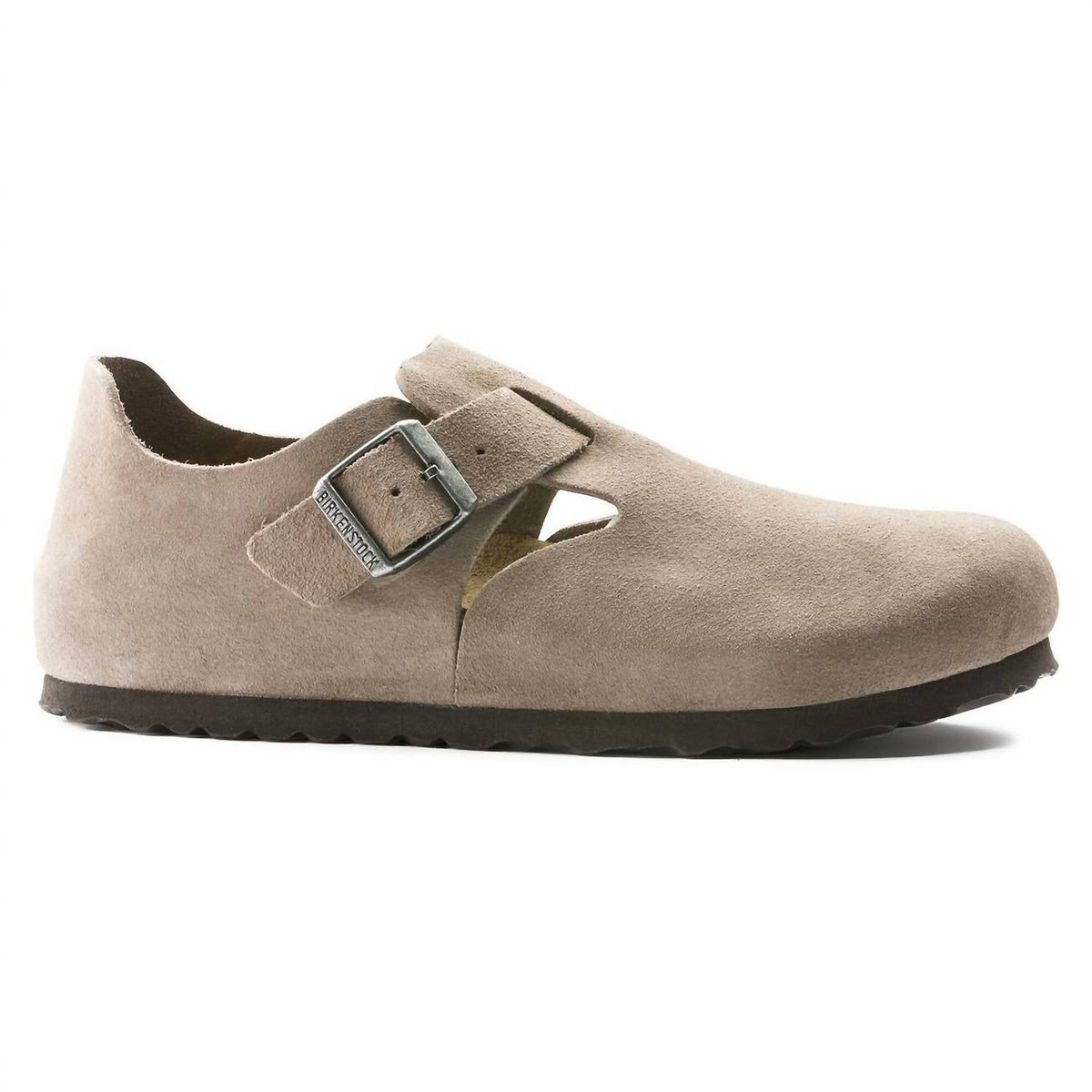 Women's London Clog In Taupe  Suede