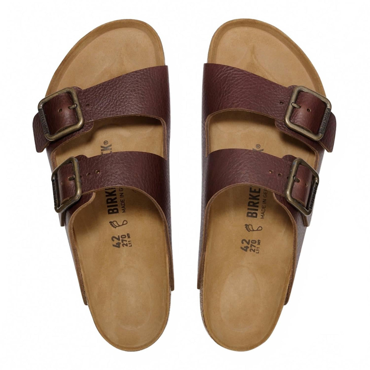 Men's Arizona Sandal In Vintage Wood Roast
