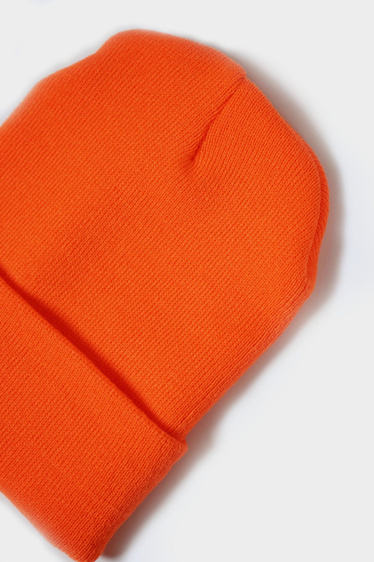 Acrylic Watch Cap Neon Orange