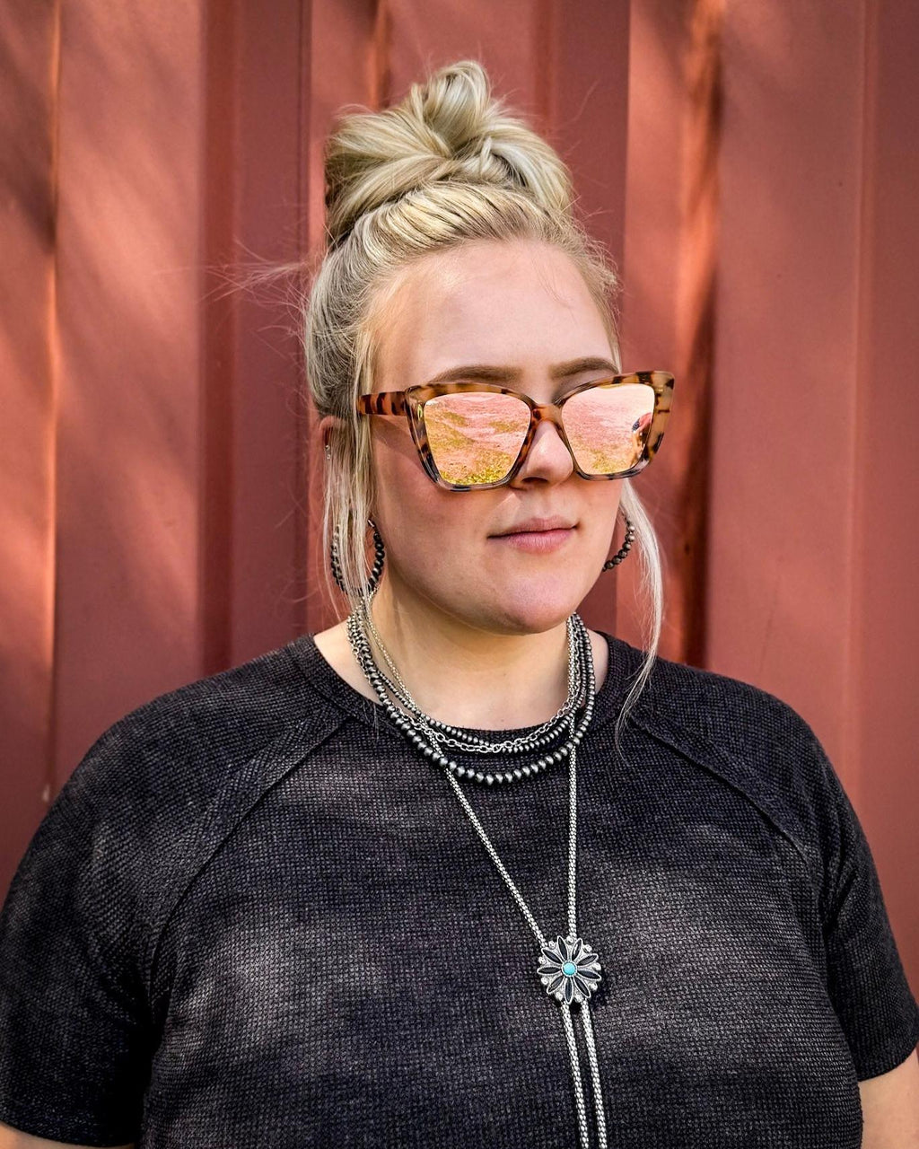 Callie Tangle-Free Oversized Sunglasses
