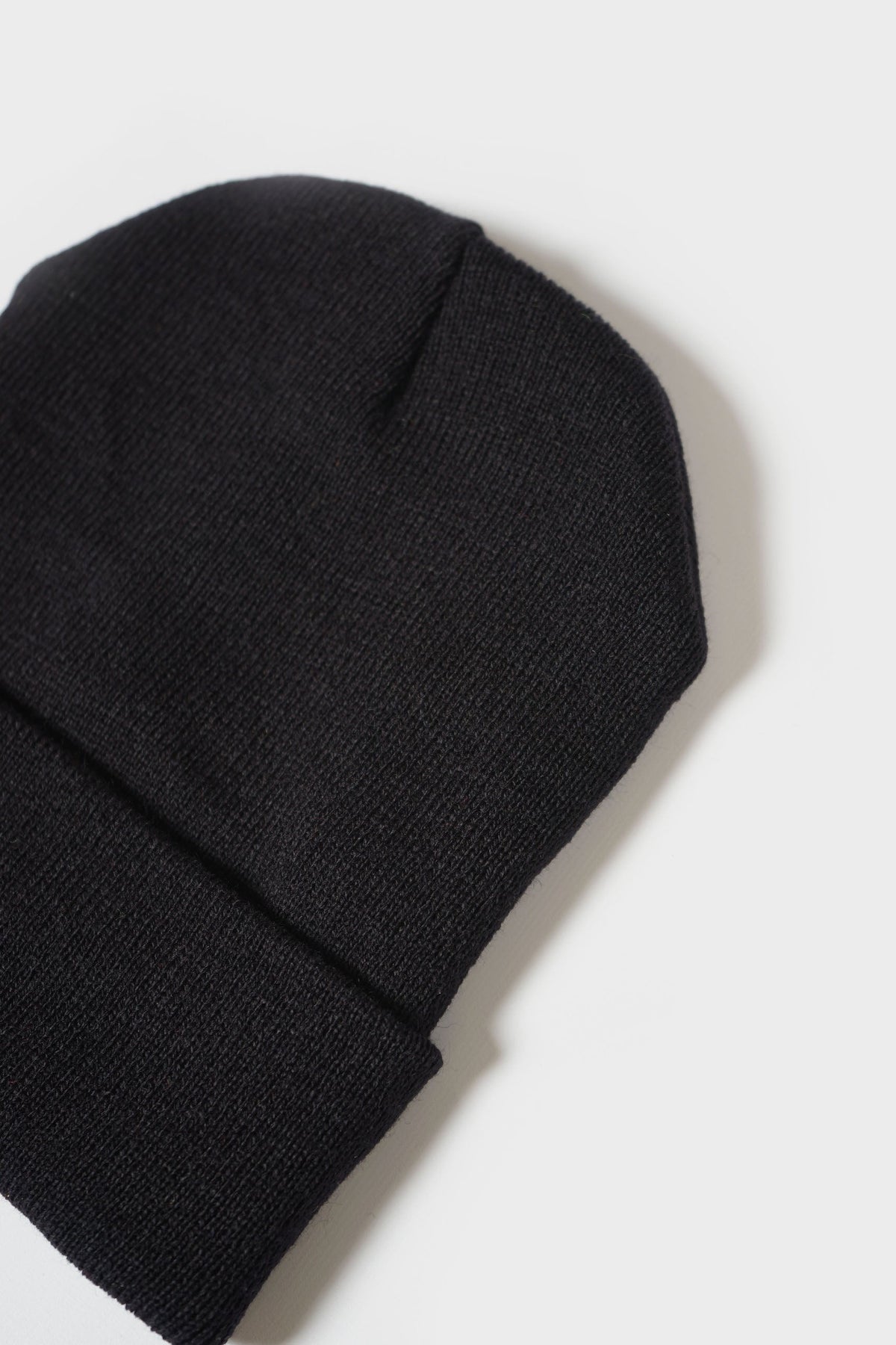 Acrylic Watch Cap Black