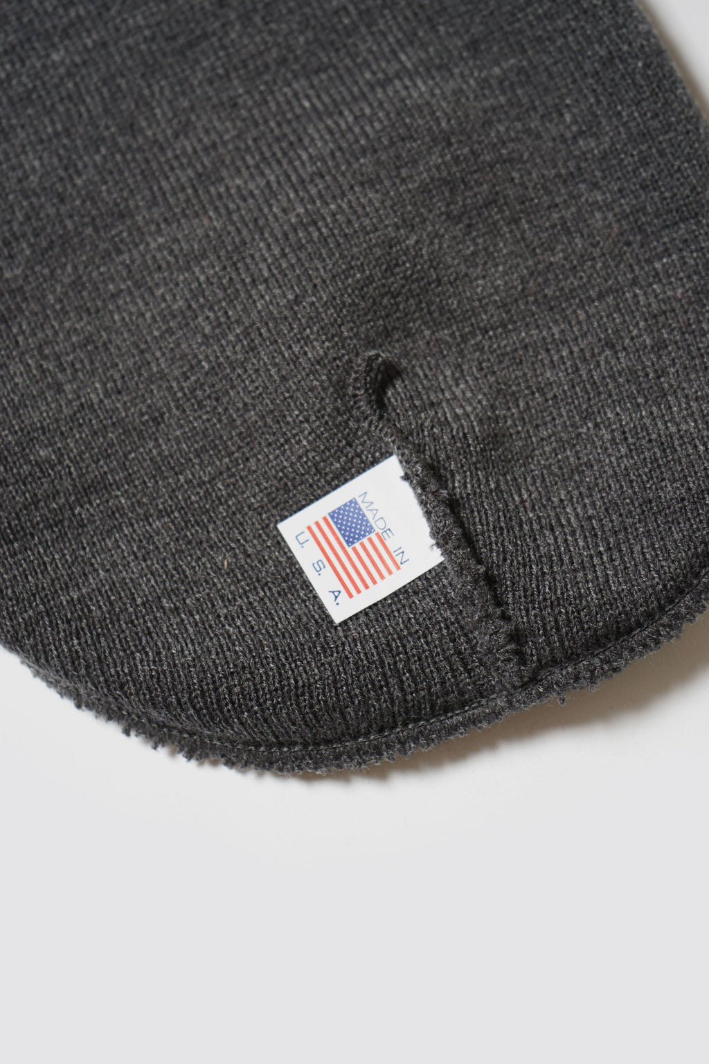 Acrylic Watch Cap Charcoal Gray