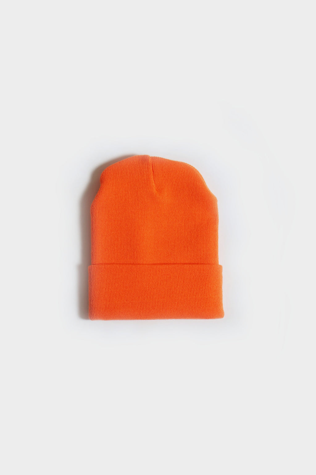 Acrylic Watch Cap Neon Orange