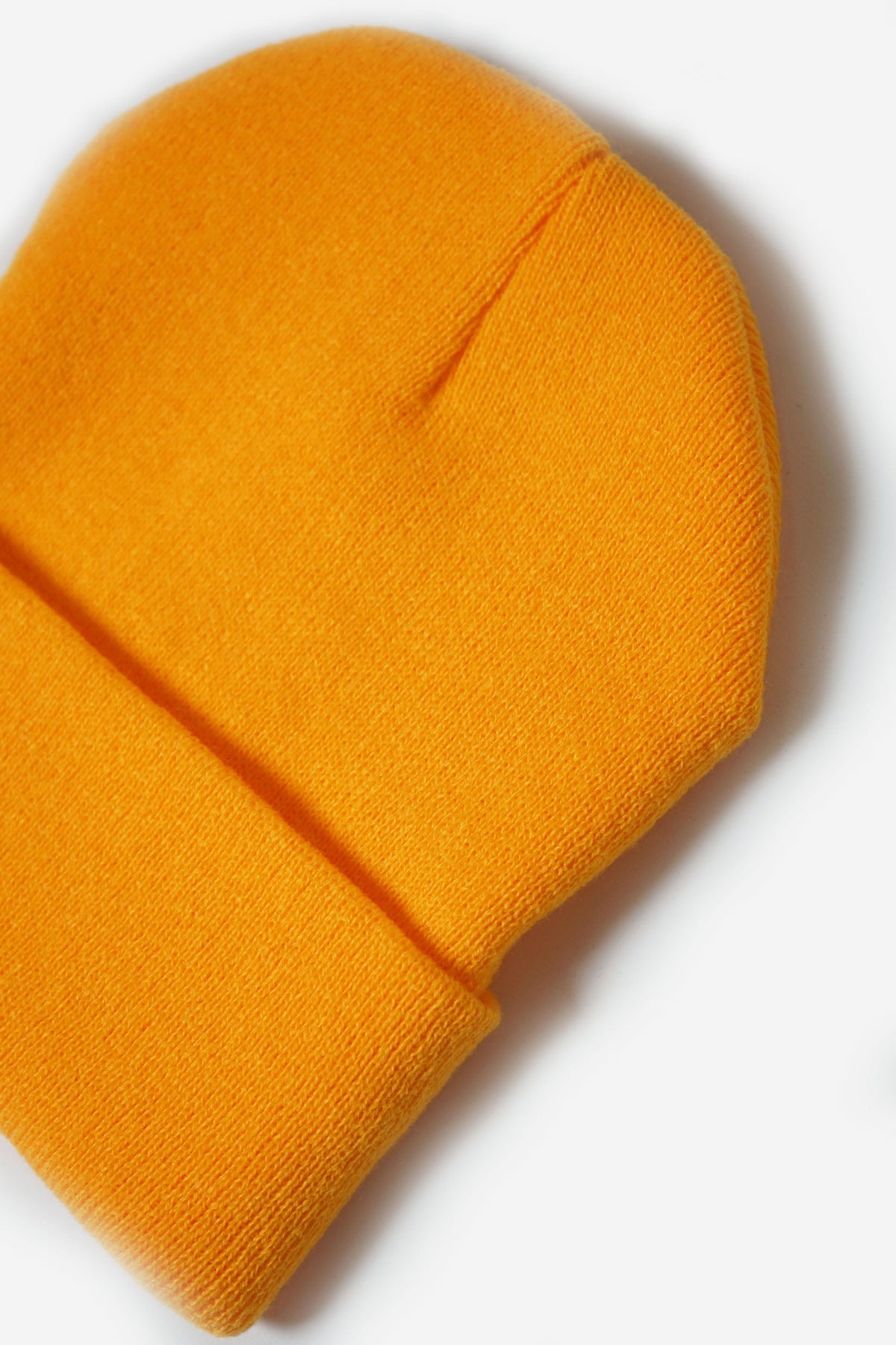 Acrylic Watch Cap Yellow