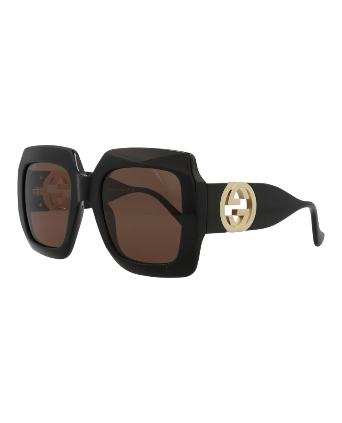 Square-Frame Injection Sunglasses
