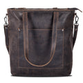 Classic Leather Tote Bag Bunbury Brown