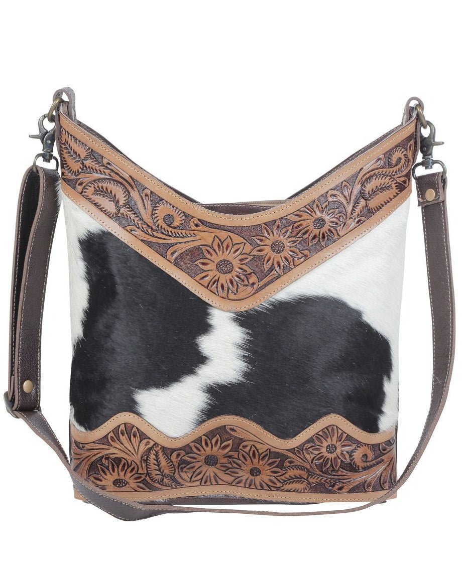 Coco & Cream Hand-Tooled Bag by Myra Bag
