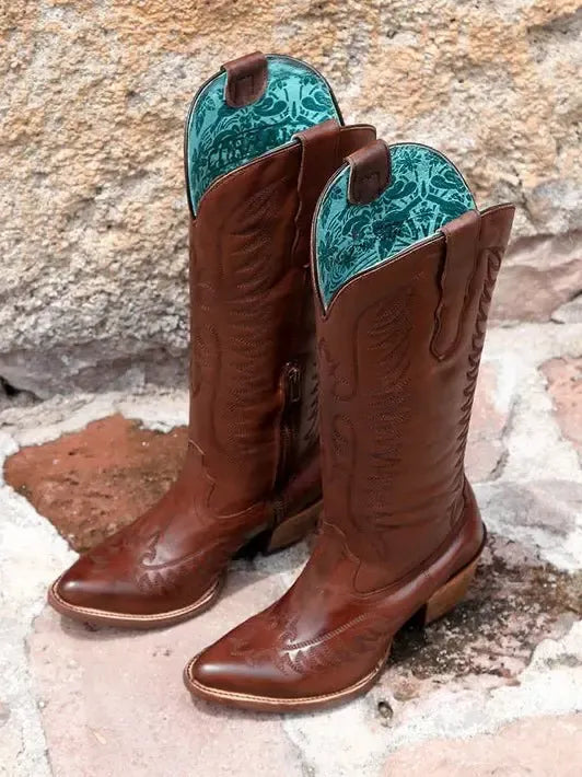 Cognac Charm Corral Boots
