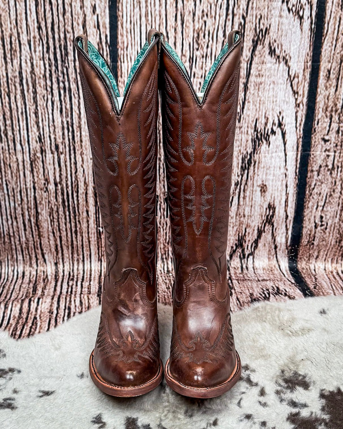 Cognac Charm Corral Boots