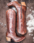 Cognac Charm Corral Boots