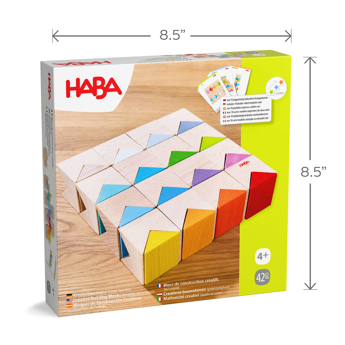 Colorful Triangle Wooden Block Game