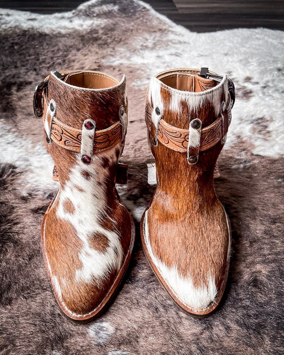 Cora Jo Heeled Booties by Myra Bag